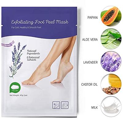 Soft Touch Foot Peel Mask, Exfoliating Callus Remover (2 Pairs Per Box