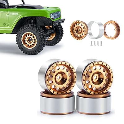 TREAL SCX24 Wheels 1.0'' Beadlock Wheels(4P) Vinatge Wheels for 1