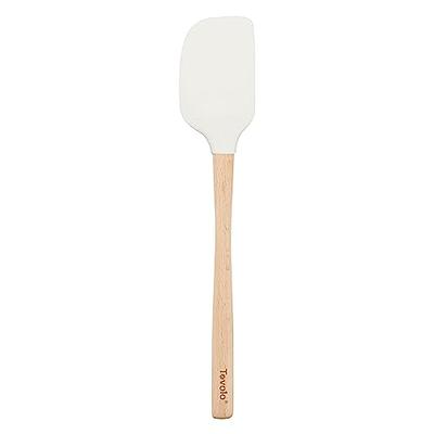 Tovolo White Flex-Core Wood Handled Silicone Spatula, Non-Stick,  Heat-Resistant, BPA-Free, Dishwasher-Safe With Removable Angled Head -  Yahoo Shopping