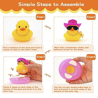 Ducks for Cars - Rubber Duck for Dashboard of Car, Yellow Duck Car  Dashboard Decorations, Squeak Ducks Car Ornaments Car Décor Accessories  with Hat