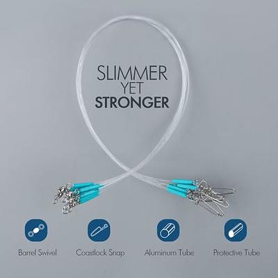 10pcs Stainless Steel Wire Fishing Line With Swivels Connect Clip Fishing  Gear Tackle Kit - buy 10pcs Stainless Steel Wire Fishing Line With Swivels