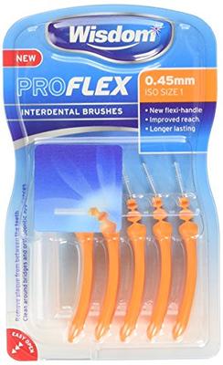 Equate Mint Interdental Brushes Value Pack, Flexible Head, Straight  Bristles, Moderate Teeth Spacing, 20 count 