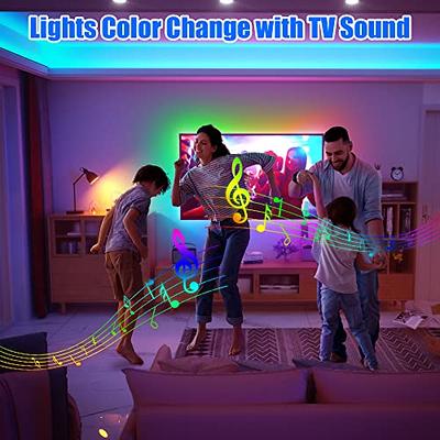  Loycco 2023 Upgrade TV LED Backlight Syncs with TV Picture,  Music and Video Games, No Wi-Fi & No APP Required, Plug and Play, HDMI Sync  Box and RGBCW+IC LED Strip Lights