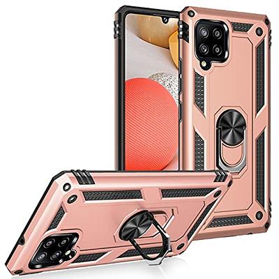 Samsung Galaxy A53 5G Case, Galaxy A53 5G Phone Case with HD Screen  Protector, Heavy Duty Shockproof Phone Cover with Magnetic Kickstand Ring  for