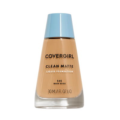 COVERGIRL Clean Matte Liquid Foundation, 545 Warm Beige, 1 fl oz, Liquid  Foundation, Matte Foundation, Lightweight Foundation, Moisturizing  Foundation, Water Based Foundation - Yahoo Shopping