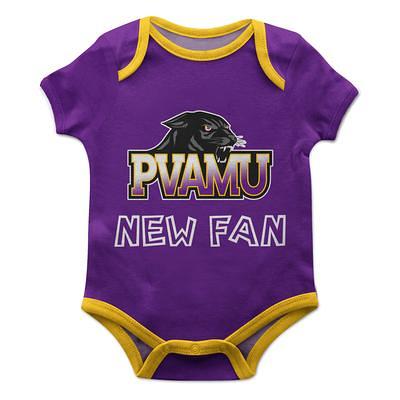 Girls Newborn & Infant Orange/Purple Clemson Tigers Too Much Love Two-Piece  Bodysuit Set