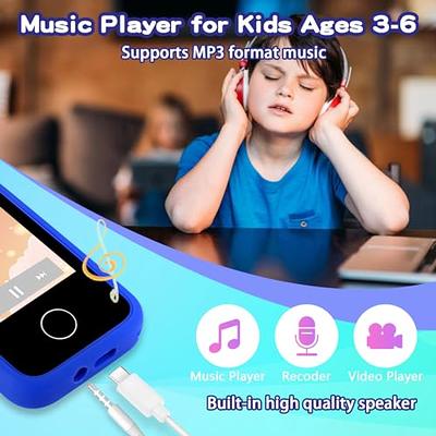 Kids Phone - Phone for Kid Real Cell Phone for Boys&Girls Toddler Christmas  Birthday Gift Age 3-8, Toy Phone for Kids MP3 Music Player with Flip