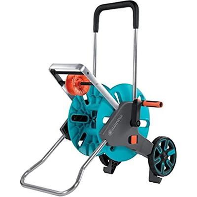 Regency Hand-Crank Open Powder-Coated Steel Hose Reel for 100' Hose