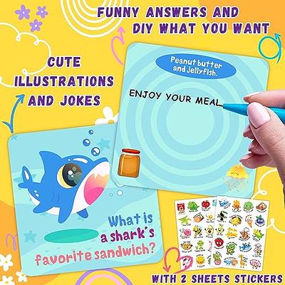 60pcs Encouragement Omnie Lunch Box For Kids Kids Joke Cards