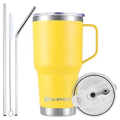 Coffee Mug Cup with Handle, 12 oz Stainless Steel Double Wall Vacuum  Insulated Tumbler with Lid, Reusable and Durable Travel Insulated Coffee Cup  Thermal Cup for Home, Office, Camping 