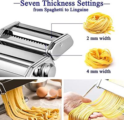 Thickness Adjustable Electric Pasta Noodle Maker Machine Dough