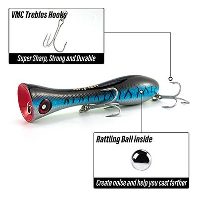 Pencil Fishing Lure Vmc Hook, Topwater Pencil Lure Fishing