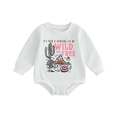  Baby Boy Girl Fall Clothes Crewneck Sweatshirt Romper