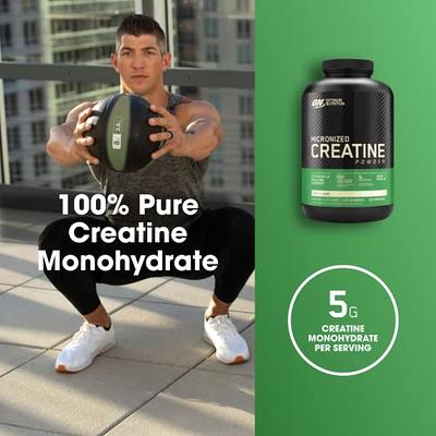 Micronized Creatine Monohydrate Powder 5000mg Per Serv (5g), Keto Friendly  Workout Supplement, Supports Muscle Growth, Strength & Recovery - Pure