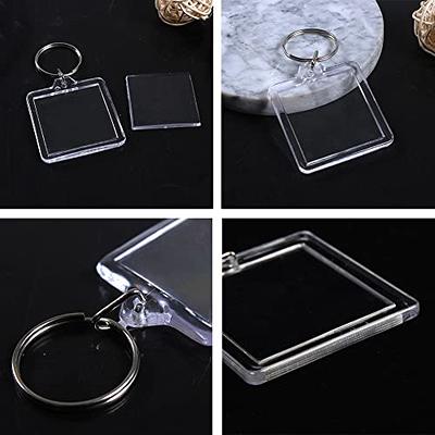 Inbagi Picture Frame Keychain Acrylic Photo Keychain Clear Rectangle Acrylic  Keychain Blanks 2 x 3inch(12 Pieces) - Yahoo Shopping