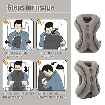 Inflatable Travel Pillow for Airplane Neck Air Pillow for Sleeping