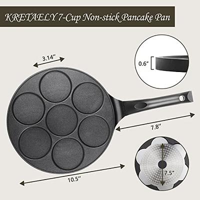 Small Griddle Pan 6 Tortilla Pan Mini Frying Fryer Eggs Pan Mould