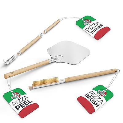 Senwosa 6in1 Ultimate Pizza Oven Accessories Kit: Perforated Pizza Peel 14  inch + Pizza Peel 12 inch + Oven Brush+ Stone Scraper + Turner Fork +  Bubble Popper Bundle - Yahoo Shopping