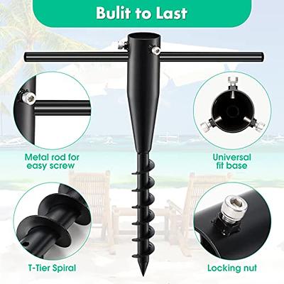 Lilyvane No Dig Portable Umbrella Holder,Heavy Duty Metal Umbrella Anchor  Holder for Tree,Flag,String Lights Pole,Fishing Rod,Outdoor Park Patio  Umbrella Stake for Ground,Sand - Yahoo Shopping