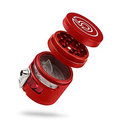 Tectonic9 MANUAL Grinder AUTOMATIC Dispenser Large 2.5 Aluminum Alloy  (Red), for HOME & KITCHEN ONLY