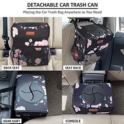 Vankor Car Trash Can for Car Cute, Car Trash Bag Bin Hanging