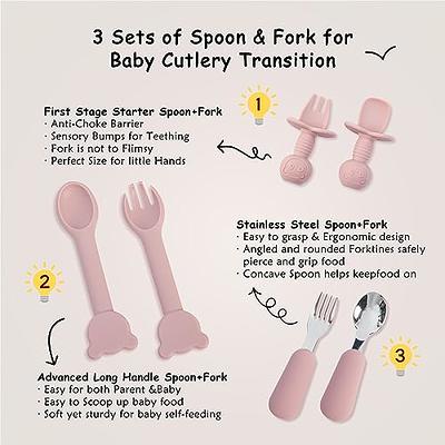 6 Pack Baby Spoons and Forks, Baby Led Weaning Supplies, Baby Utensils Self  Feeding, BPA-Free & Phthalate-Free for Baby & Toddler - Yahoo Shopping