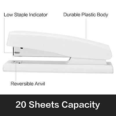 Metal Stapler Heavy Duty 50 Sheet Capacity with 1750 Staples and Staple  Remover, Blue Stapler Full