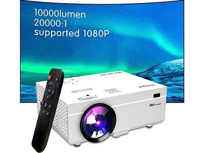 TMY Mini Projector, Upgraded Bluetooth Projector with 100