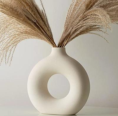 White Stoneware Vase