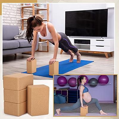  Yoga Blocks 9''x6''x3'', 4 Pack High Density Yoga Brick Foam  Blocks to Improve Strength, Flexibility and Balance, Light Weight and  Non-Slip Surface for Yoga, Pilates and Meditation : Sports 