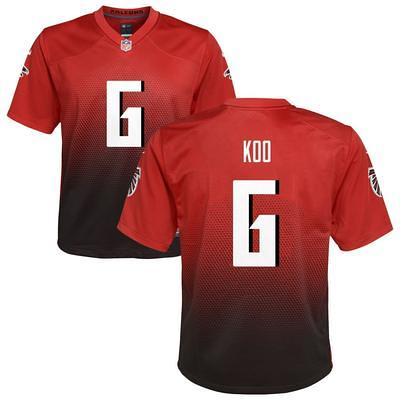 Men's Nike Younghoe Koo Black Atlanta Falcons Team Game Jersey