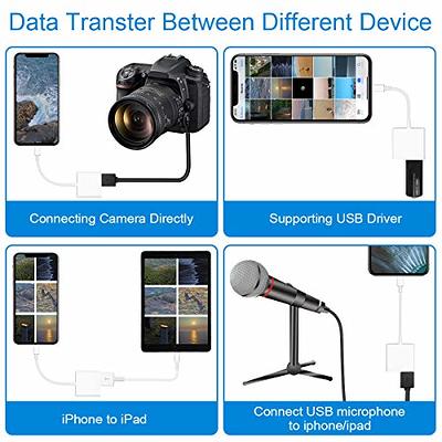 Apple® Lightning® to USB Camera Adapter Connect USB devices