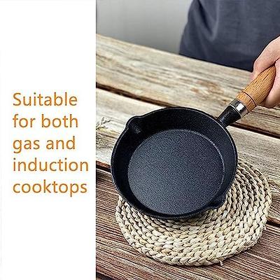 qczoyp Mini Frying Pan,Small Egg Skillet with Handle Heat Resistant,One Egg  Frying Pan Nonstick,Cast Iron Portable Camping Pan,Induction Hob,Gas  Cooker,Outdoor Cooking - Yahoo Shopping