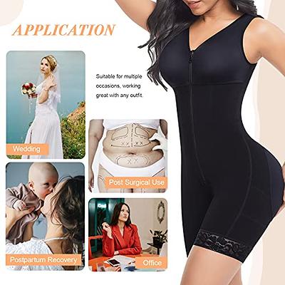 Shapewear for Women Post Surgery Compression Body Shaper with Tummy Control  Open Crotch Waist Trainer