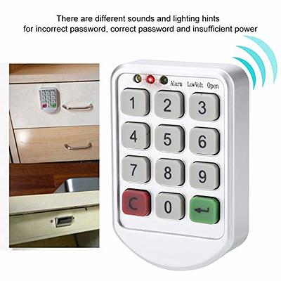 Keyless Entry Door Lock,Electronic Cabinet Lock Kit Set,Keyless Digital  Electronic Intelligent Password Keypad Number Cabinet Door Code Lock -  Yahoo Shopping