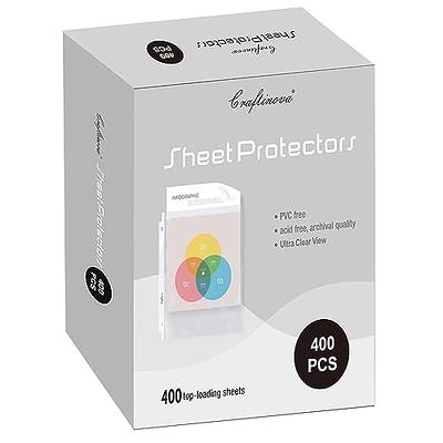 Carpro Sheet Protectors Ledger Size Clear Plastic Page - Temu