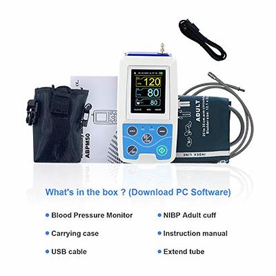 CONTEC ABPM50 Ambulatory Blood Pressure Monitor 24 Hours Holter with PC  Software for Continuous Monitoring+USB Port - Yahoo Shopping