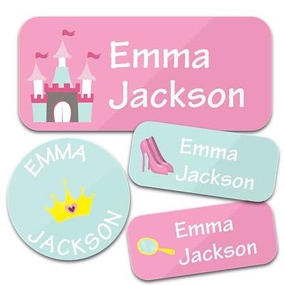 Name Labels For Kids School, Camp & Daycare. 30 Personalized Dishwasher  Safe Waterproof Stickers, Rainbow - Yahoo Shopping