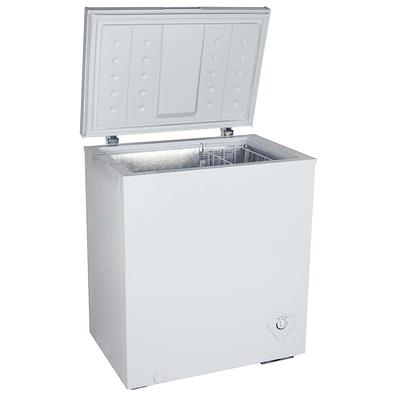 Koolatron Compact Chest Freezer 5.0 cu. ft. (142L), White, Manual Defrost,  Flat Back, Hanging Storage Basket - Yahoo Shopping