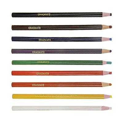 Black China Markers Peel-Off Grease Pencil (12 Count)