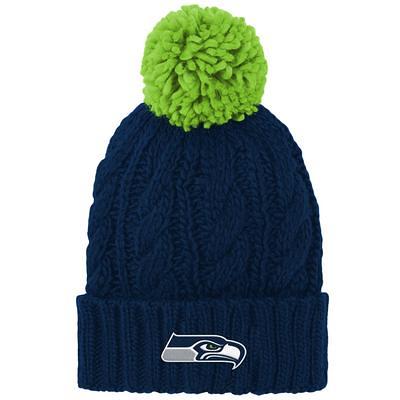 Dallas Cowboys New Era Youth Repeat Cuffed Knit Hat with Pom - Navy