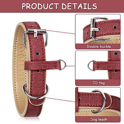  DILLYBUD Dog Collar for Small Medium Large Dogs, Soft Neoprene  Padded Nylon Pet Collar with Quick Release Buckle, Cute Flower Dog Collars  Adjustable for Female Girl Dogs Male Boy Dogs