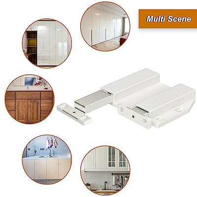 Magnetic Push Latches for Cabinet Door Jiayi 2 Pack Push to Open Door Latch  Magnetic Touch