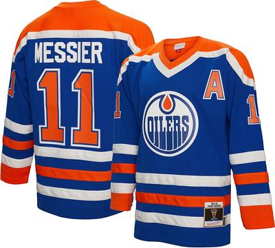 Mitchell & Ness Blue Line Wayne Gretzky Edmonton Oilers 1986 Jersey S