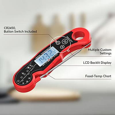 Cooking BBQ Food Temperature Measuring Instant Read Meat Thermometer  Digital LCD