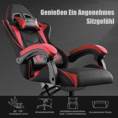 Gaming Chair Computer Racing Swivel Seat Office Chair w/ Lumbar