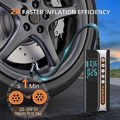 Heavy duty analog car tyre air pump for fast inflation