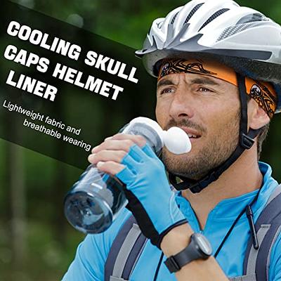 Tough Headwear Sweat Wicking Helmet Liner Cooling Skull Cap for Men & Women