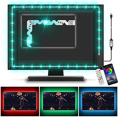 PaneraLux Led Light for TV Backlight, 16.4ft/5m RGB+W Behind TV Bias  Lighting,USB Powered Led Strip Lights for HDTV PC Computer,Music Sync &  Timer,Gaming Room Bedroom Decor Immersive Home Theater - Yahoo Shopping