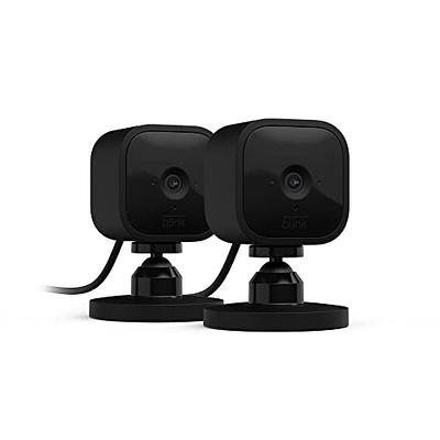 Blink Mini – Compact indoor plug-in smart security camera, 1080p HD video,  night vision, motion detection, two-way audio, easy set up, Works with  Alexa – 3 cameras (Black) - Yahoo Shopping